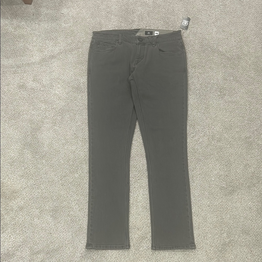 Gray Volcom Skinny Jeans